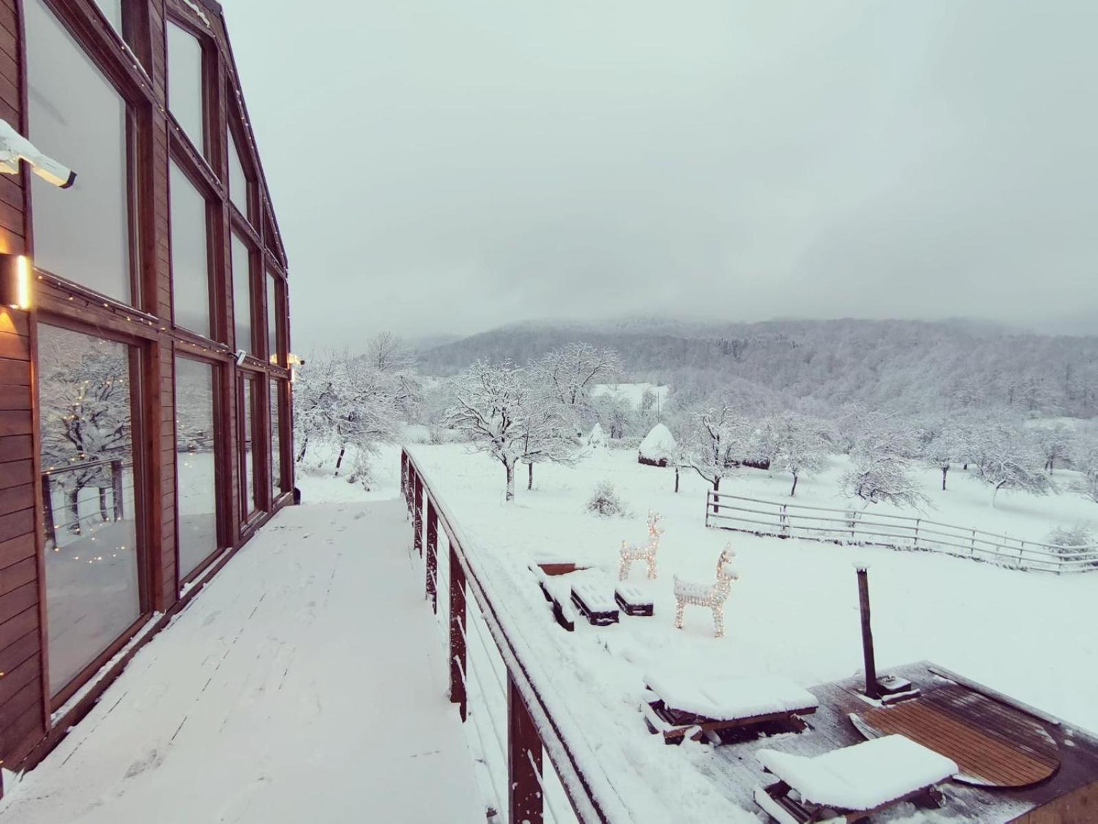 Le Chalet M - Cabana Cu O Panorama De Poveste. Surdesti  Exterior foto